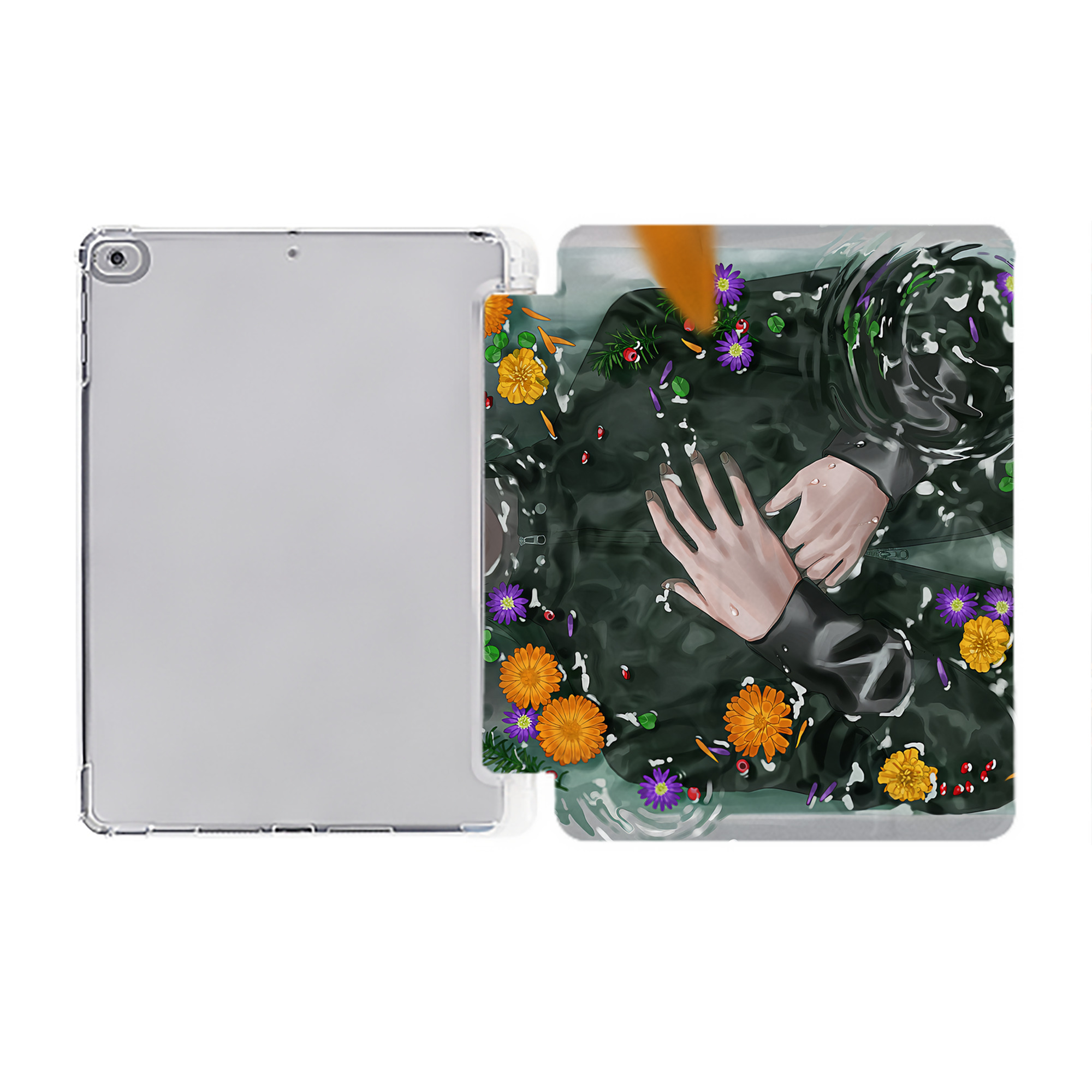 （画像用） SPY×FAMILY间谍家家酒 IPad ケース ペン収納付き 三つ折りスタンド PUレザー×シリコン 対応機種9.5/10.5/10.9インチ